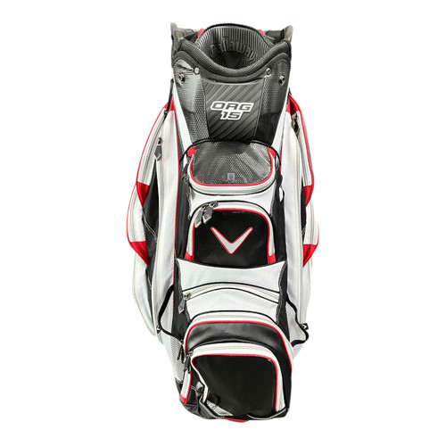 Vist Large View of Product Image Which is Used Callaway ORG 15 Mens Cart Bag Black And Silver