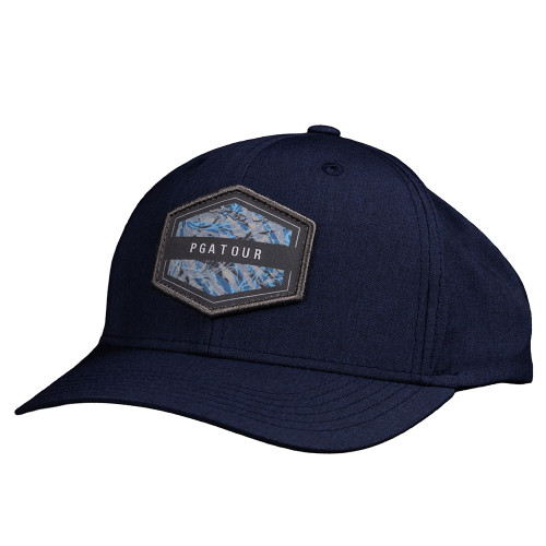 Vist Large View of Product Image Which is New PGA TOUR HEXFLEX NVY HAT