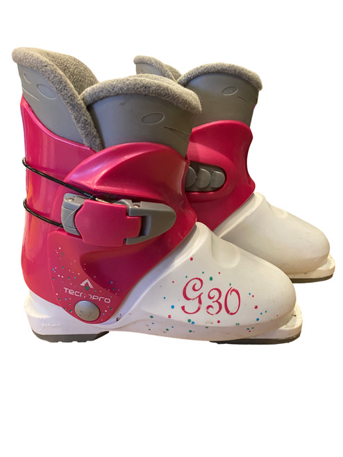 Vist Large View of Product Image Which is Used Tecno Pro G30 Girls DH Ski Boot Pink 205 MP - J01