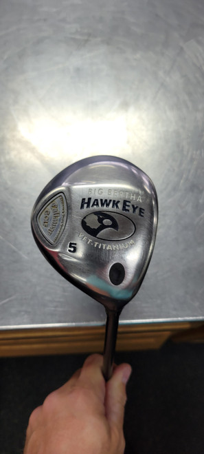 Vist Large View of Product Image Which is Used Callaway BB HAWKEYE Mens Fairway Wood RH 5 Wood