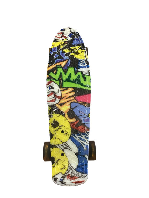Vist Large View of Product Image Which is Used ENKEEO PENNY BOARD Complete Skateboard Yellow Regular