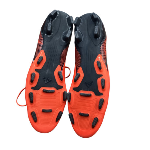 Vist Large View of Product Image Which is Used Adidas Soccer Cleats Neon Orange Senior 11