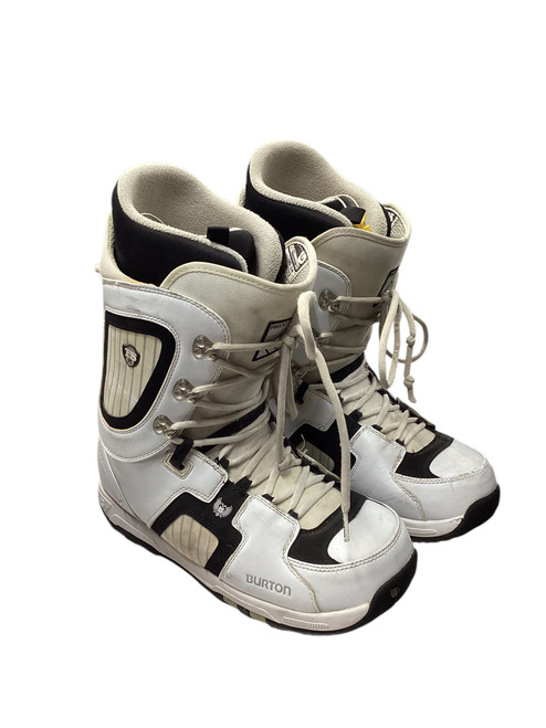 Vist Large View of Product Image Which is Used Burton FREESTYLE Mens Snowboard Boots White Senior 14