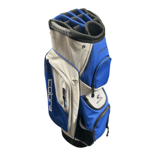 Vist Large View of Product Image Which is Used Cobra 14 WAY CART BAG Mens Cart Bag Royal Blue