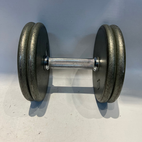 Vist Large View of Product Image Which is Used Hex Dumbbell (Each) 45 lb