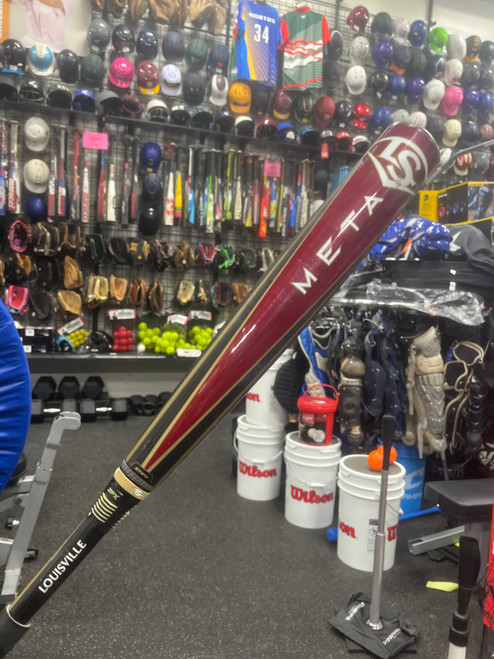 Vist Large View of Product Image Which is Used Louisville Slugger META 25 BB/SB High School -3 Bat 33"