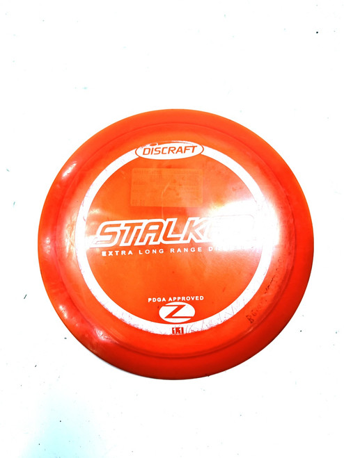 Vist Large View of Product Image Which is Used Discraft STALKER Disc Golf Driver Orange