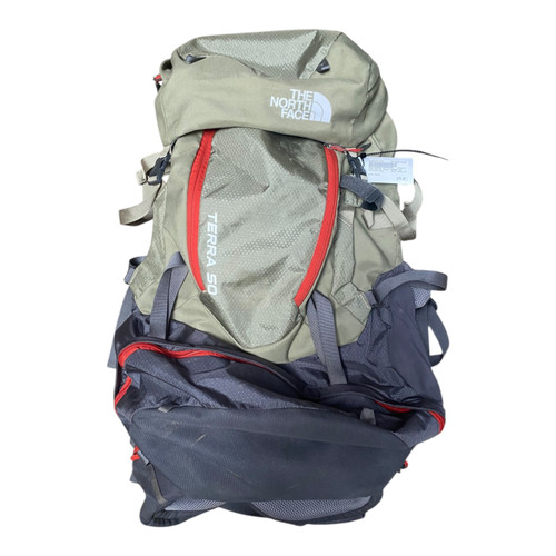 Vist Large View of Product Image Which is Used The North Face TERRA 50 Backpack Green