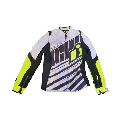 Vist Large View of Product Image Which is Used ICON OVERLORD SB2 PROTECTIVE JACKET Adult Top White SM