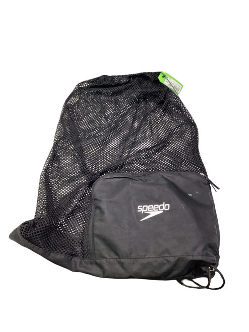 Vist Large View of Product Image Which is Used Speedo MESH SWIM BAG BLACK Water Accessory Black