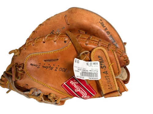 Vist Large View of Product Image Which is Used Rawlings CATCHER GLOVE BB/SB Catchers RH Throw Brown 33"