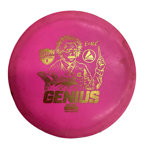 Vist Large View of Product Image Which is Used Discmania GENIUS Disc Golf Driver Pink