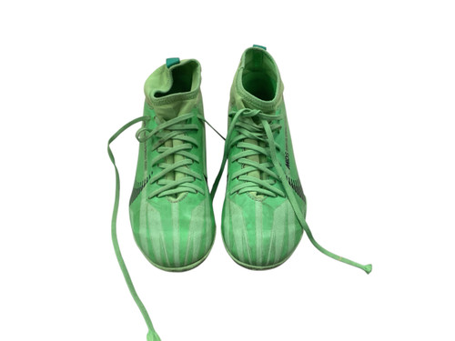 Vist Large View of Product Image Which is Used Adidas Soccer Cleats Green Youth 06.0