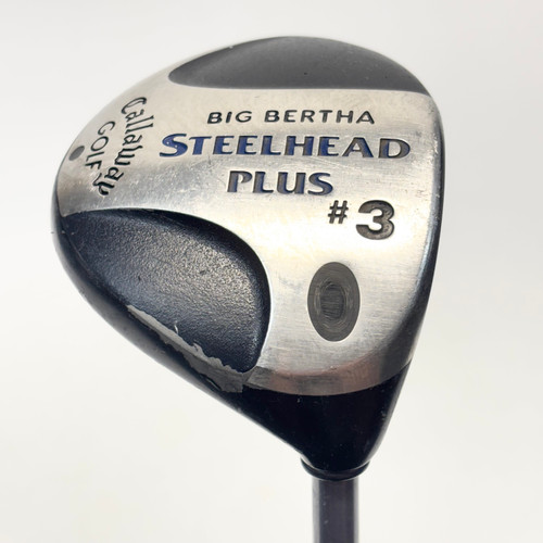 Vist Large View of Product Image Which is Used Callaway BIG BERTHA STEELHEAD PLUS Mens Fairway Wood RH 3 Wood