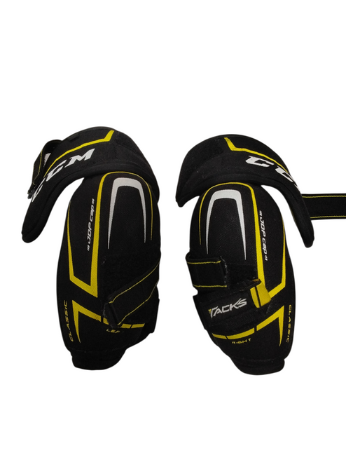 Vist Large View of Product Image Which is Used CCM TACKS CLASSIC Junior Elbow Pads MD