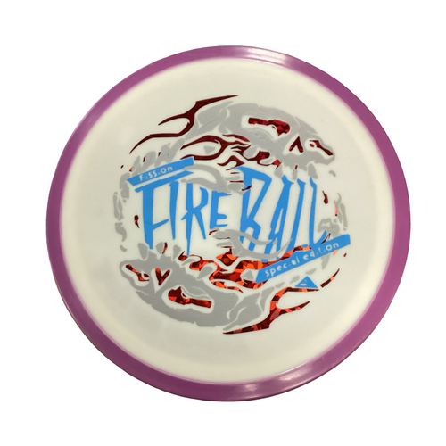 Vist Large View of Product Image Which is Used Axiom FIREBALL FISSION SPEC EDITION Disc Golf Driver Purple 164g