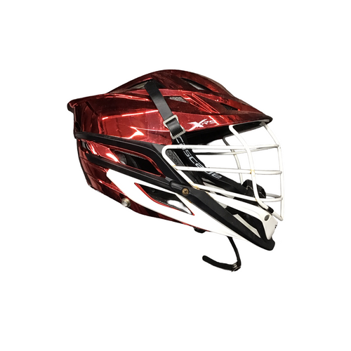 Vist Large View of Product Image Which is Used Cascade XRS Lacrosse Helmet Red One Size
