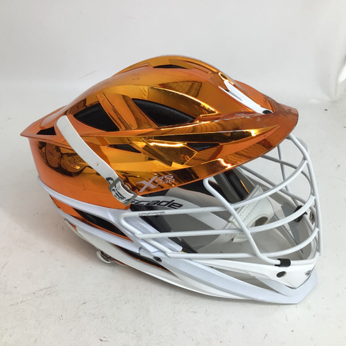 Vist Large View of Product Image Which is Used Cascade XRS PRO SR LAX HELMET Lacrosse Helmet Orange One Size