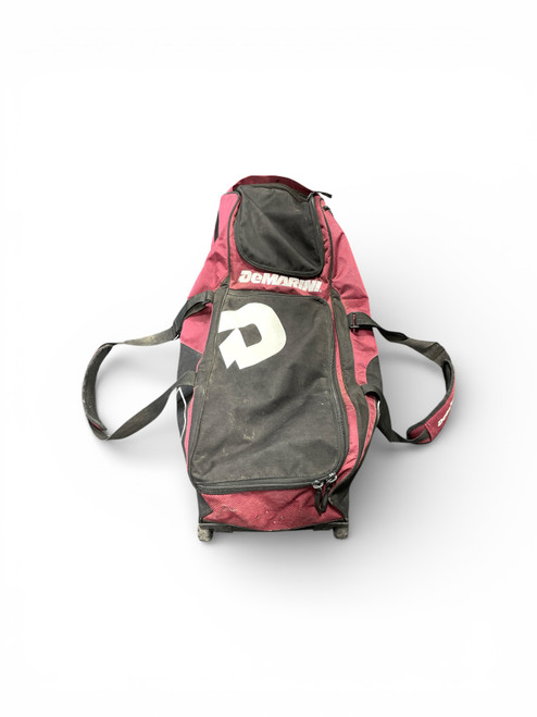 Vist Large View of Product Image Which is Used Demarini WHEELED BAG BB/SB Player Wheeled Bag Maroon