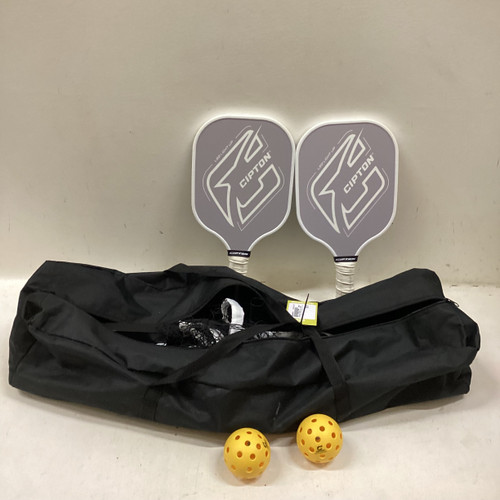 Vist Large View of Product Image Which is Used CIPTON STARTER SET W/NET Pickleball Nets