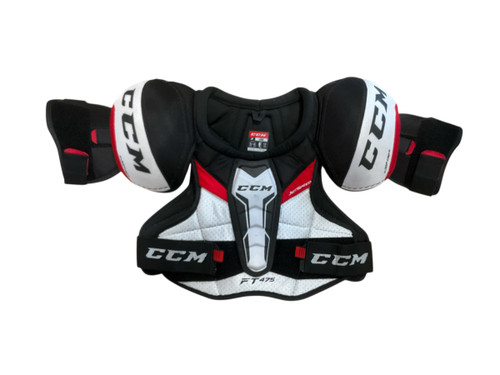 Vist Large View of Product Image Which is Used CCM FT 475 Junior Shoulder Pads LG