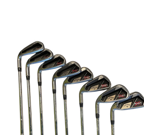 Vist Large View of Product Image Which is Used Callaway RAZR X Mens Iron Set LH 3I-PW
