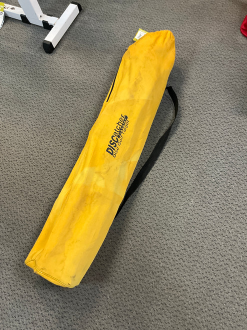 Vist Large View of Product Image Which is Used Innova DISCATCHER Disc Golf Goal Yellow