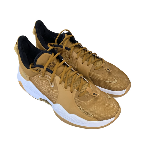 Vist Large View of Product Image Which is Used Nike PAUL GEORGE Basketball Shoes M Gold Senior 12