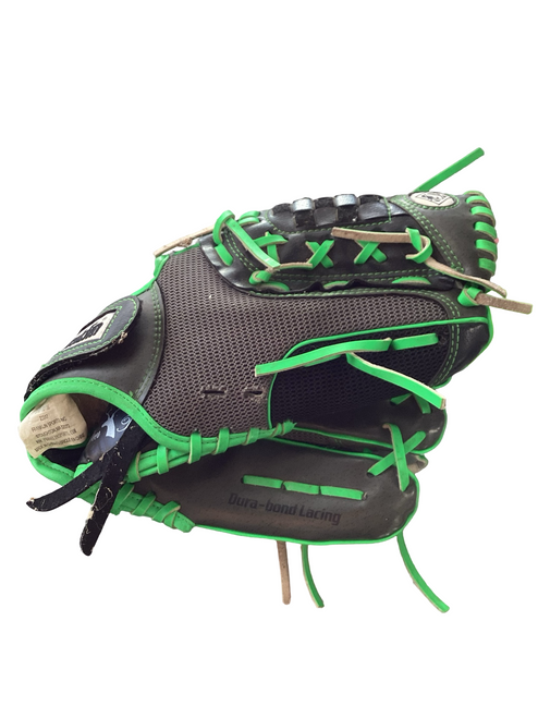 Vist Large View of Product Image Which is Used Franklin FASTPITCH PRO SERIES RH Throw Fastpitch Gloves Dark Grey 11"