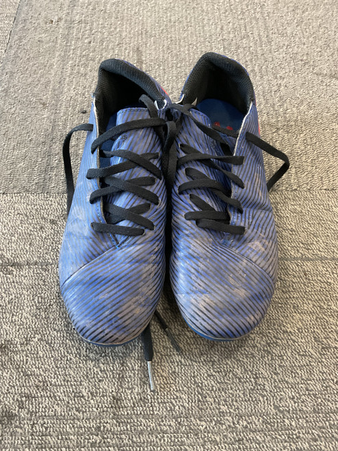 Vist Large View of Product Image Which is Used Adidas MESSI Soccer Cleats Navy Blue Junior 04.5