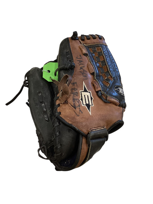 Vist Large View of Product Image Which is Used Easton GAME READY BB/SB Glove LH Throw Black 11 1/2"