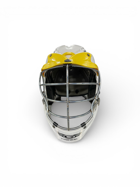 Vist Large View of Product Image Which is Used Cascade CPX-R Lacrosse Helmet White SM