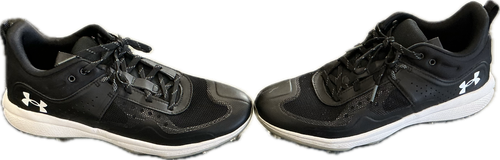 Vist Large View of Product Image Which is Used Under Armour SB CLEATS BB/SB Cleats Black Senior 9.5