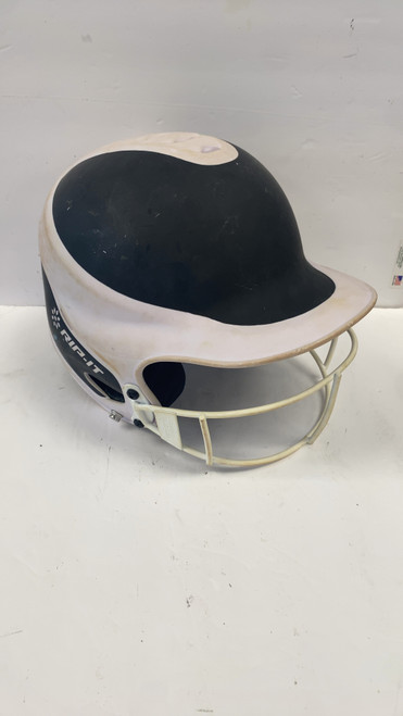 Vist Large View of Product Image Which is Used RIP-IT HELMET Batting Helmet w/Mask White MD