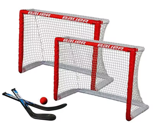 Vist Large View of Product Image Which is Bauer Knee Hockey Goal Set 2pk #1046684