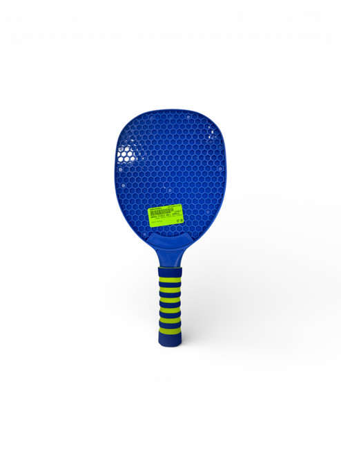 Vist Large View of Product Image Which is Used BLUE PICKLE BALL PADDLE Pickleball Racquet Yellow