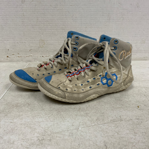 Vist Large View of Product Image Which is Used RUDIS Wrestling Shoes White Junior 03