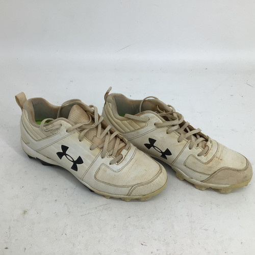 Vist Large View of Product Image Which is Used Under Armour LEADOFF SR 9.0 BB/SB CLEAT BB/SB Cleats White Senior 9