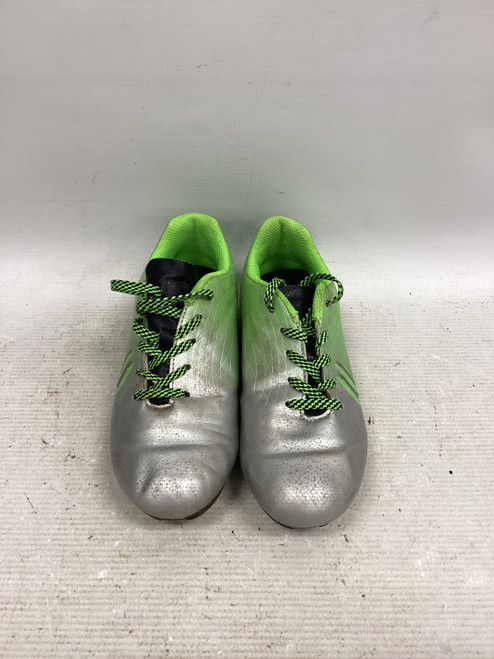Vist Large View of Product Image Which is Used Dsg Soccer Cleats Green And Chrome Junior 02.5