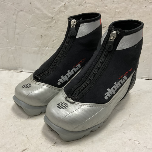 Vist Large View of Product Image Which is Used Alpina ST10JR Boys NNN XC Ski Boots Grey JR-01.5