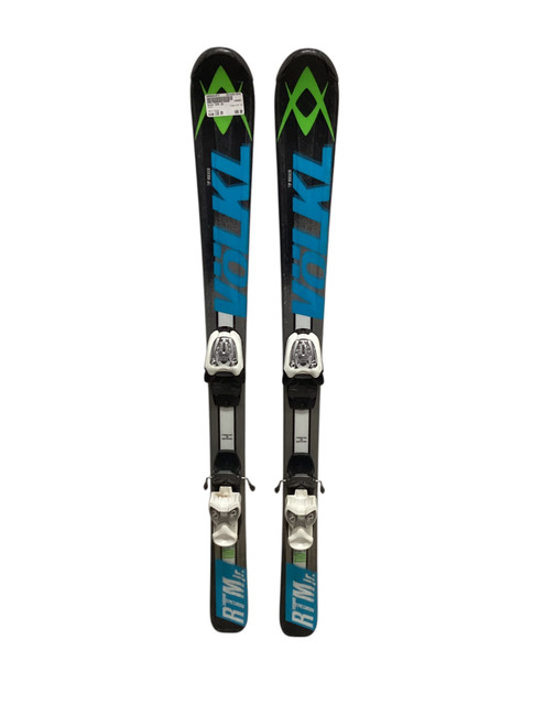 Vist Large View of Product Image Which is Used Volkl RTM JR Boys DH Ski/Binding Black 110 cm