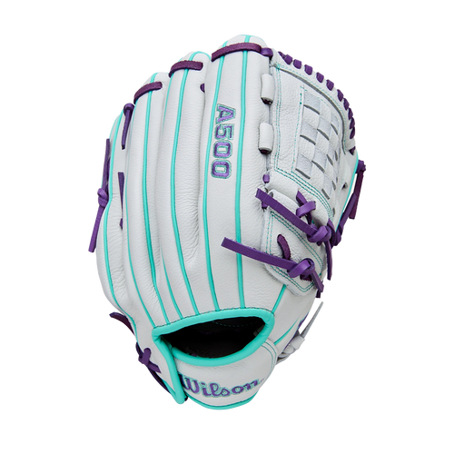 Vist Large View of Product Image Which is New Wilson A500 Siren 2026 Youth Fastpitch Softball Glove- 12" Right Hand Throw