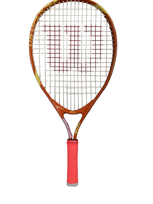 Vist Large View of Product Image Which is Used Wilson 21 US OPEN Junior Tennis Racquet Orange 21"