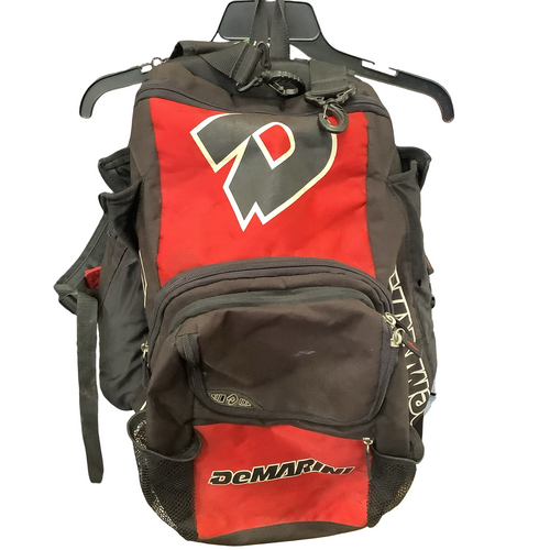 Vist Large View of Product Image Which is Used Demarini BAT BACKPACK BB/SB Player Backpack Red