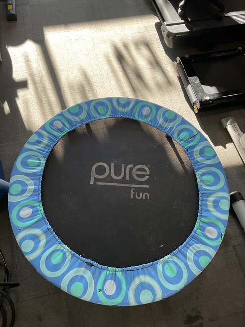 Vist Large View of Product Image Which is Used PURE FUN TRAMPOLINE Exercise Trampoline Royal Blue