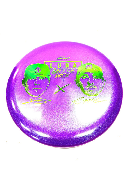 Vist Large View of Product Image Which is Used Discraft LUNA Disc Golf Putter Purple