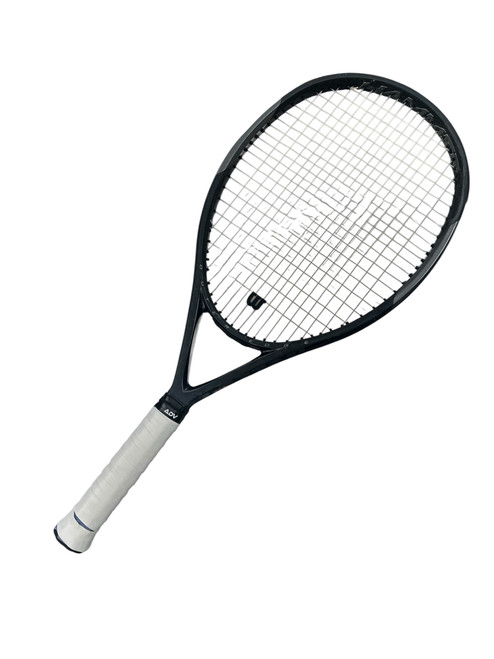 Vist Large View of Product Image Which is Used Prince PRO Adult Tennis Racquet Black 4 1/4"