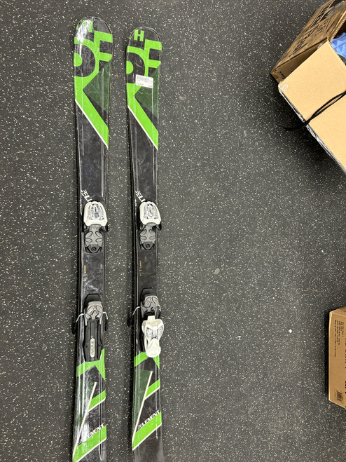 Vist Large View of Product Image Which is Used Element 5TH ELEMENT Boys DH Ski/Binding Black 140 cm