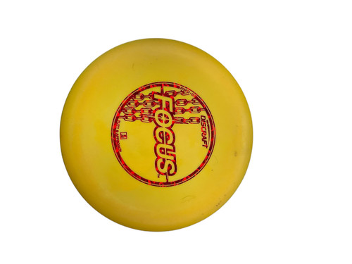 Vist Large View of Product Image Which is Used Discraft PRO D FOCUS Disc Golf Putter Orange 174g