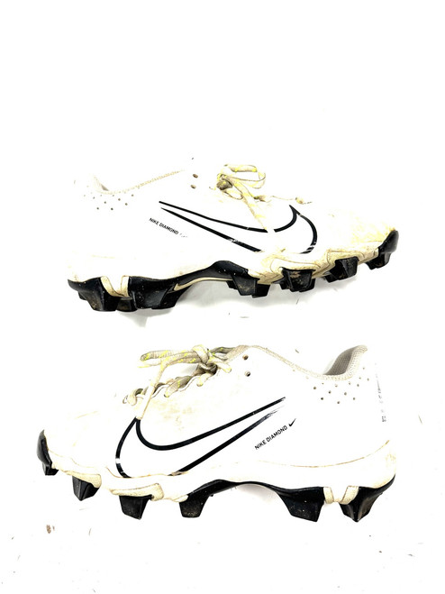 Vist Large View of Product Image Which is Used Nike DIAMOND BB/SB Cleats White Junior 02.5